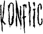 Konflic font