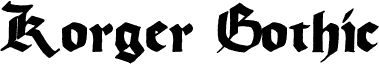 Korger Gothic