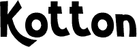 Kotton шрифт