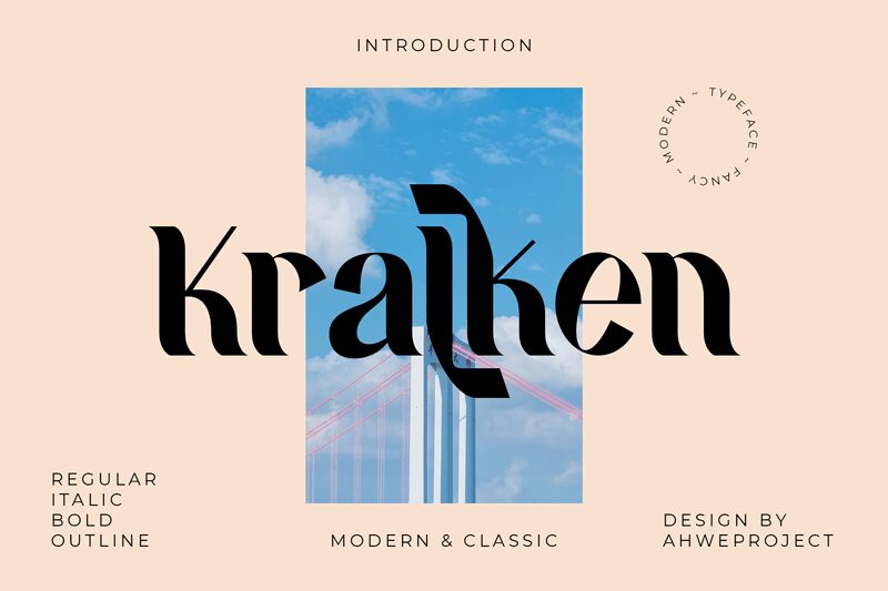 Kralken Schriftart