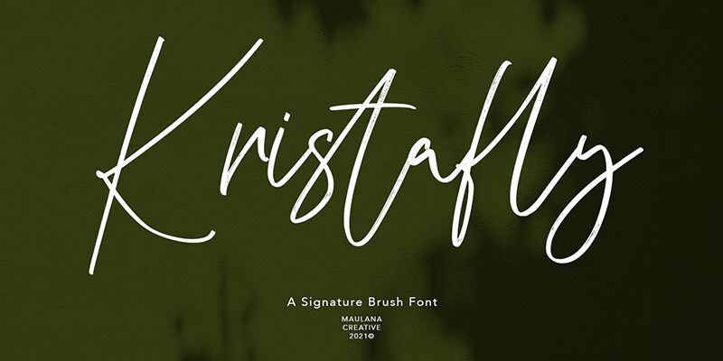 Kristafly Schriftart