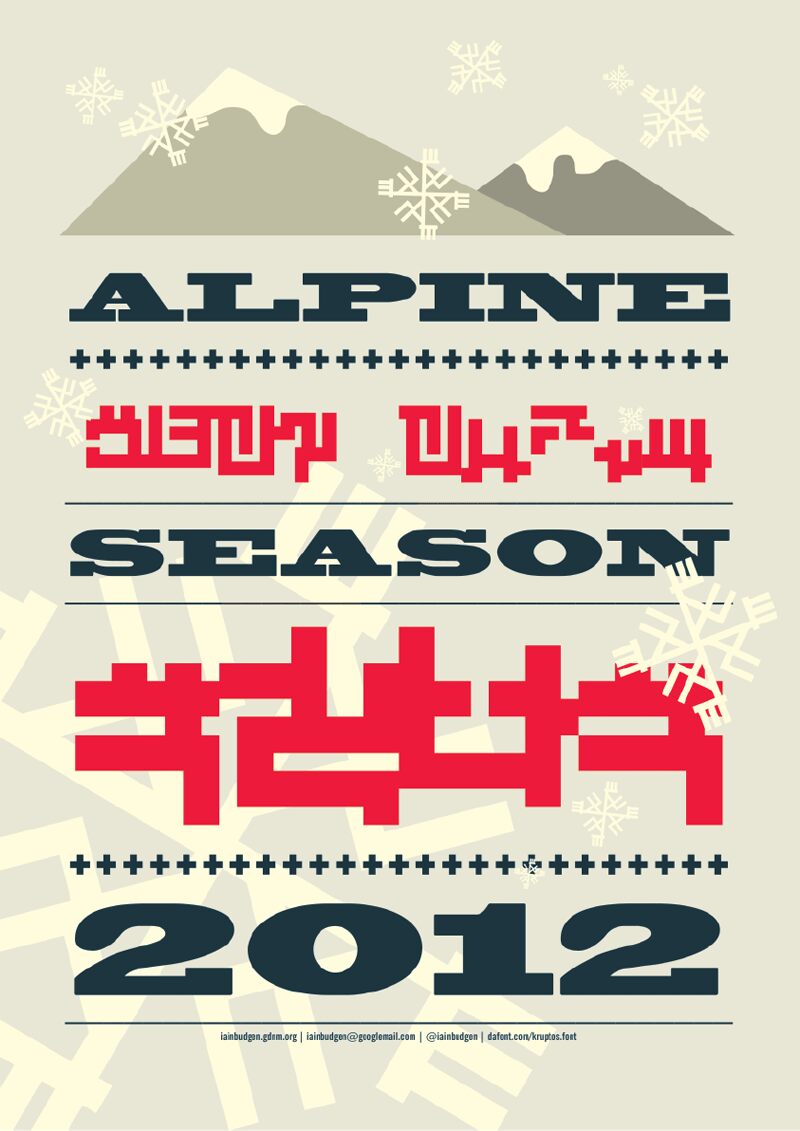 Kruptos Schriftart
