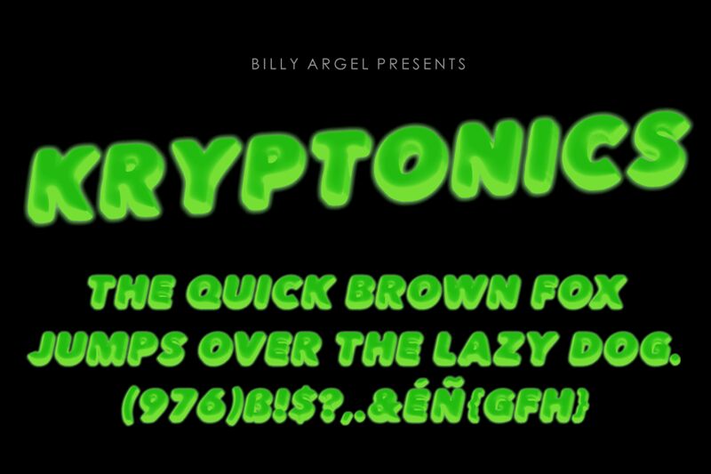 KRYPTONICS Schriftart