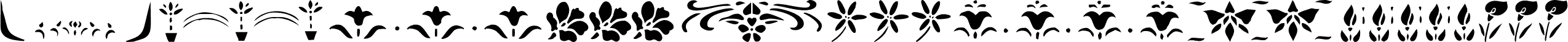 معاينة خط KR Fleur Flair Lines 2