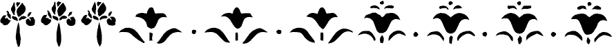 معاينة خط KR Fleur Flair Lines