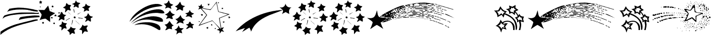 Preview of the KR Starry Eyed font