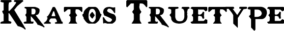 Kratos Truetype