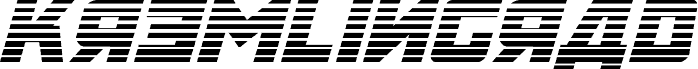 Kremlingrad Gradient Italic