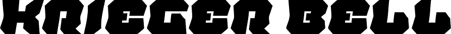 Krieger Bell Semi-Italic font