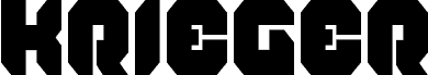 Krieger Condensed font