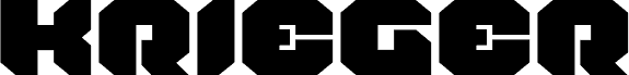 Krieger Expanded font