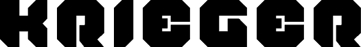Krieger Title font