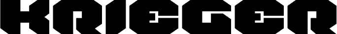 Krieger Wide font