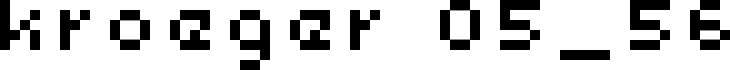 Preview of the kroeger 05_56 font