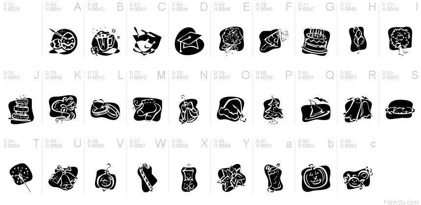 Basic Latin - charmap