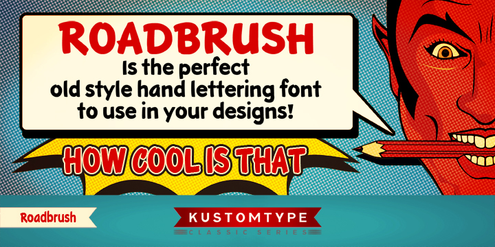 KTF-Roadbrush Czcionka