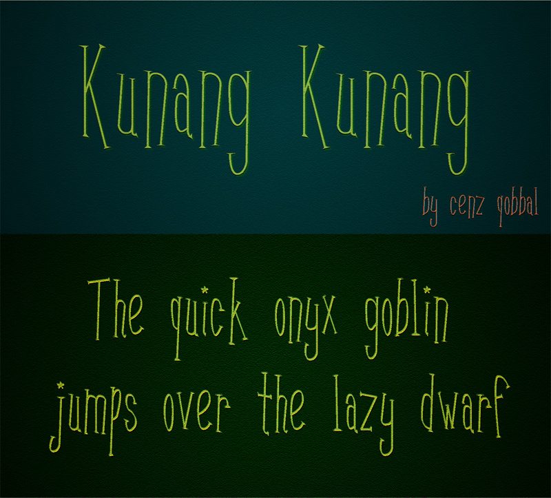 Kunang Kunang Druh písma