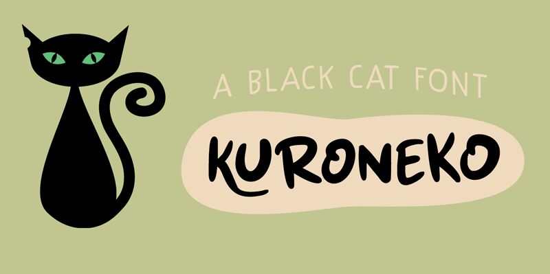 Kuroneko Czcionka
