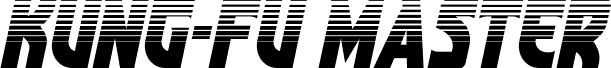 Kung-Fu Master Halftone Italic