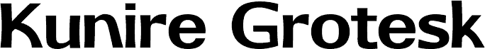 Kunire Grotesk Personal Use Regular