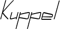 Kuppel Ultra-condensed Bold Italic