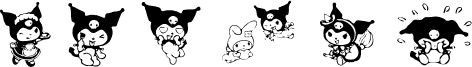Kuromi dingbats