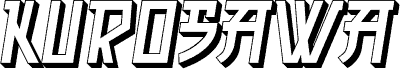 Kurosawa 3D Italic