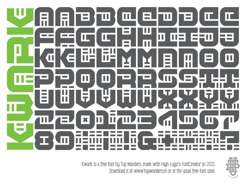 Kwark Schriftart