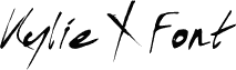 Kylie X Font