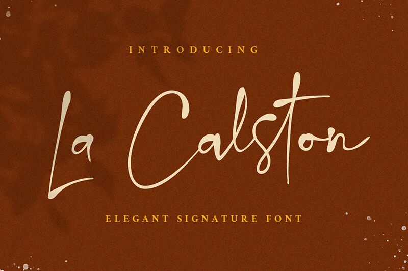 La Calston Schriftart
