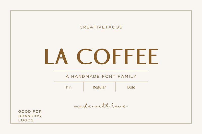 La Coffee フォント