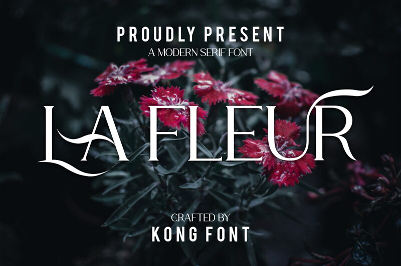La Fleur Schriftart