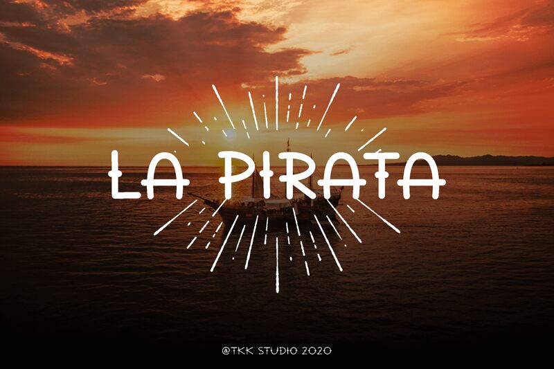 La Pirata Schriftart