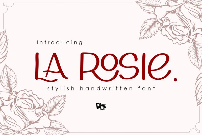 La Rosie Schriftart