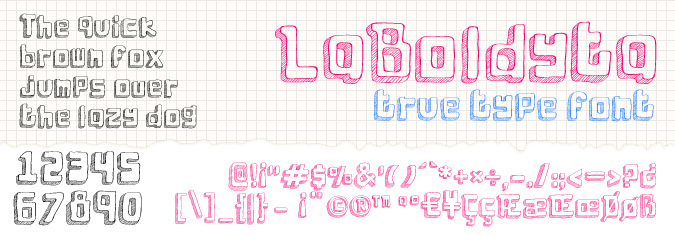 LaBoldyta Schriftart