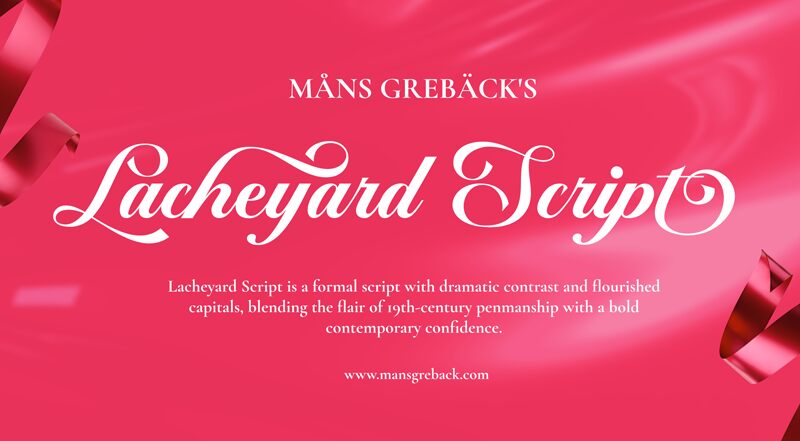 Lacheyard Script Шрифт