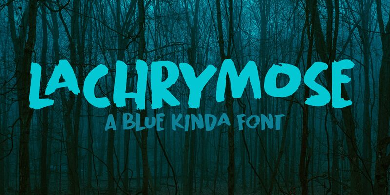 Lachrymose Schriftart