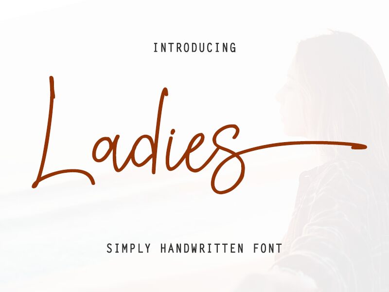 Ladies Schriftart