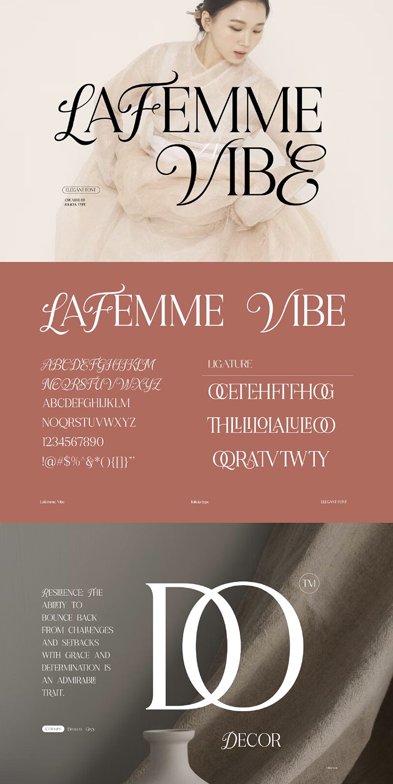 Lafemme Vibe Schriftart