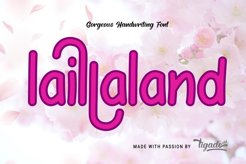 Laillaland Schriftart