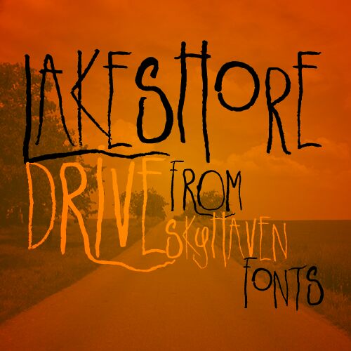 Lakeshore Drive Schriftart
