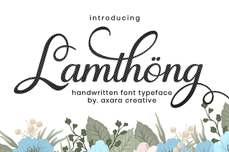 Lamthong Schriftart