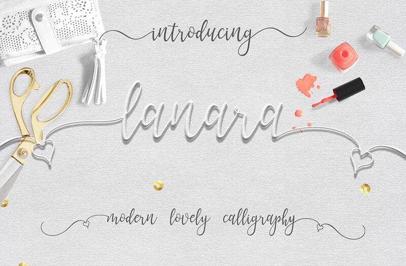 lanara Script الخط 