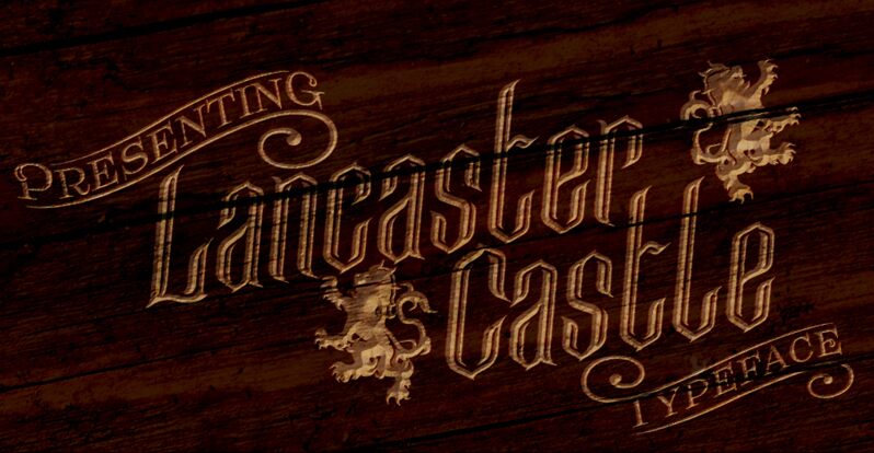 Lancaster Castle Czcionka