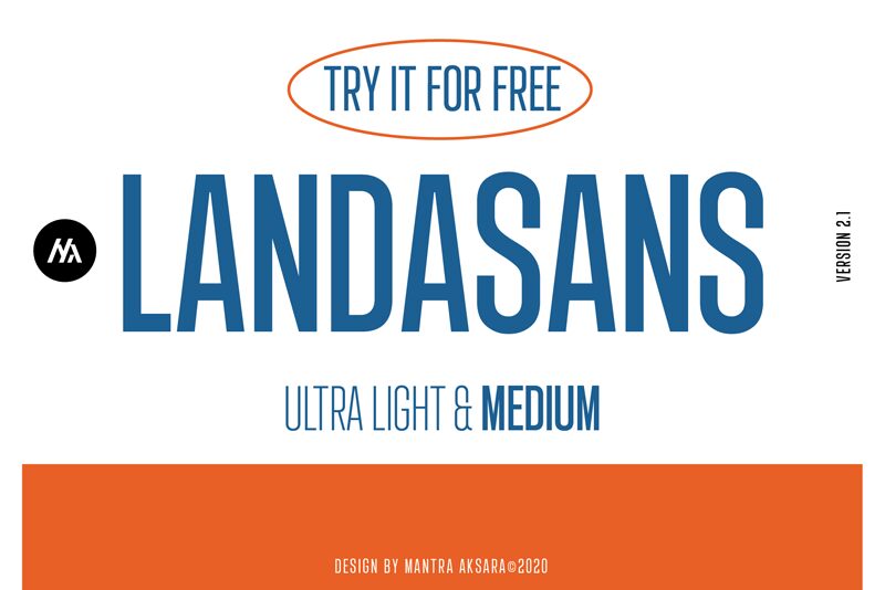 Landasans Schriftart