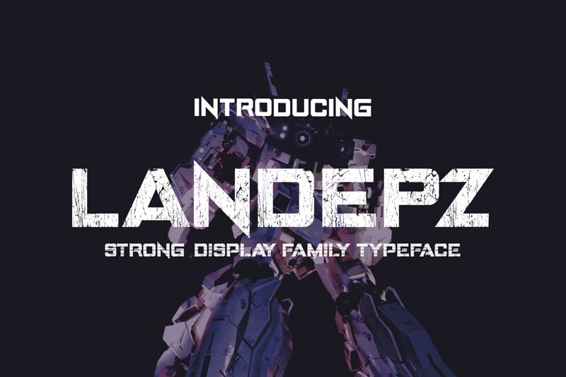 LANDEPZ Schriftart
