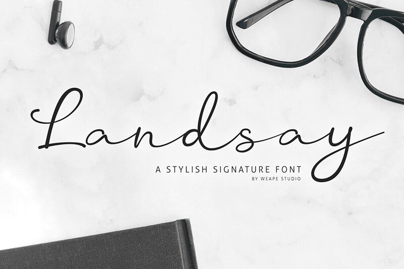 Landsay Schriftart