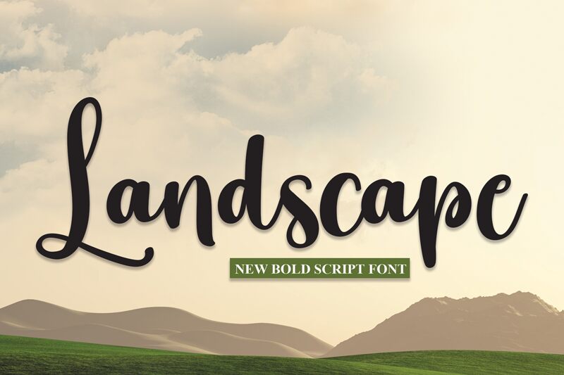 Landscape Font Fonts2u landscape-font-fonts2u
