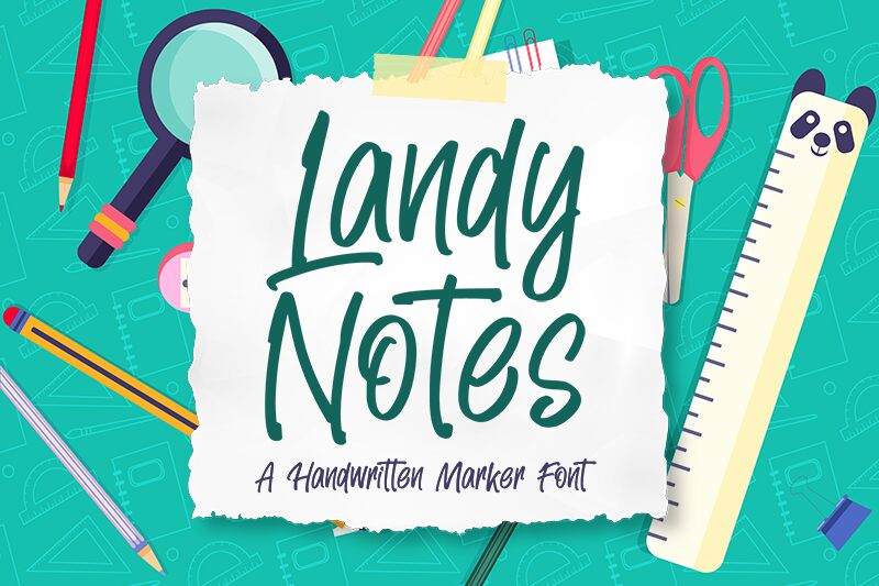 Landy Notes Schriftart