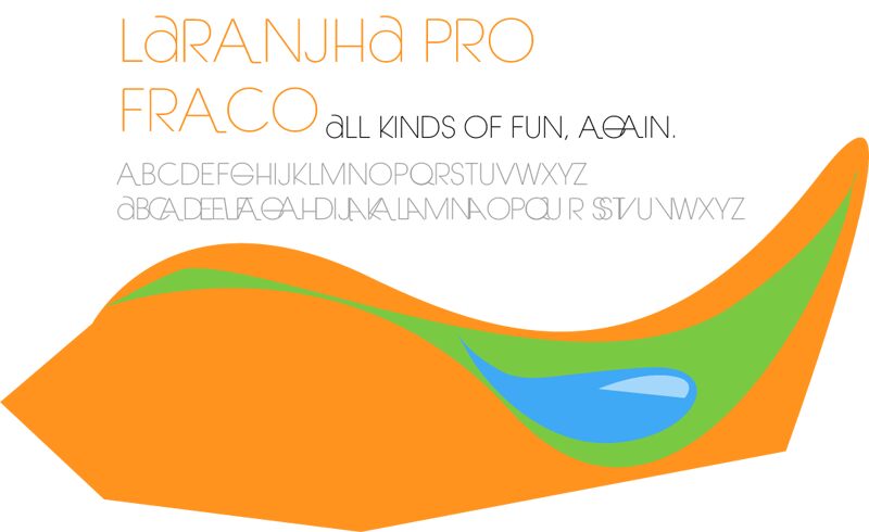 Laranjha Pro Fraco Carattere